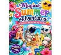 Magical Summer Adventures: A Unique Coloring Journey for Kids: 55+ Creative Summer Coloring Pages featuring Space Explorers, Underwater Wonders, and ... Prevent Bleed-Through | Large 8.5 x 11 Size