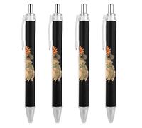 Magical Toad Witch - Penna a sfera retrattile, 0,5 mm, scrittura fine e liscia, per casa e ufficio, 4 pezzi, come da immagine 1