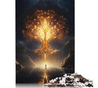 Magical Tree of Life Art Puzzle Impossible 1000 Pezzi Decorazione Per La Casa. Giochi Rilassamento E Intelligence Per Adulti E Bambini Da 12 Anni 1000pcs (38x26cm)
