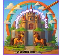 Magical unicorn coloring book: Coloring Fun with Rainbows, Stars, and Adventures