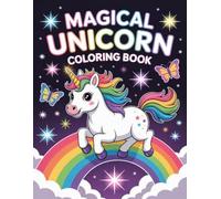 Magical Unicorn Coloring Book: Enchanted Horned Equine Line Art Activity Pages For Teens Adults And Older Kids Seeking Relaxation