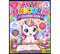Magical unicorn cute coloring book: A Magical Coloring Adventure for Kids