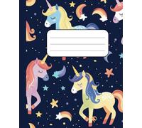 Magical Unicorn Dreams: Handwriting Practice Notebook for Girls - Dotted Midline Paper - Fun Writing Workbook for Pre-K and Kindergarten