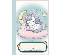 Magical Unicorn Handwriting Notebook for Girls - Let the Writing Adventure Begin!: Unicorn gift for girls