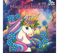 Magical Unicorn: Simple fun coloring book for kid and adults