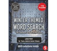 Magical Winter Word Search: 110 Large Print Puzzles • Winter Word Search Activity Book For All Ages, Teens, Adults, Seniors & Beginners Holiday Brain Games, Seasonal Challenges & Mind-Boosting Fun