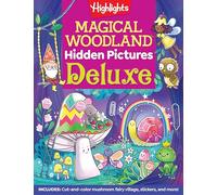 Magical Woodland Puzzles Deluxe: 96 Pages of Magical Recipes, Crafts, Forest Puzzles and Stickers, Search for Mushrooms, Gnomes, Woodland Animals and More