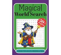 Magical Word Search Puzzle: Word Searches with Easy to Read Print about Magic, Spells, Curses and More | 6×9 inches, 110 pages | 50+ Puzzles | Gift for Vacations, Holidays and Free Times