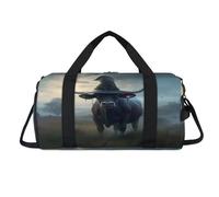 Magical World, borsone sportivo con scomparto per scarpe, borsa da viaggio, palestra, organizer per bagagli per donne, uomini, bambini, ragazze e ragazzi