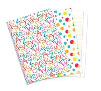 Magicamente Carta - Kit 2 Quaderni A4 con Rigatura Guidata 0,5 cm, Carta Italiana ad Alta Grammatura, Ideali per Scrittura Ordinata, Uso Scolastico o Quotidiano, Copertina Decorata, Made in Italy