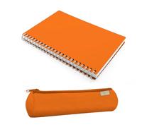 Magicamente Carta - Set Notebook A5 con Righe e Astuccio Tombolino in Carta Lavabile, Rilegatura a Spirale, Idea Regalo Originale, Perfetto per Appunti, Scuola o Lavoro, Made in Italy