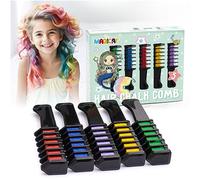 MAGICAT Set 5 Gessetti Colorati Per Capelli Per Bambini 5-15 Anni