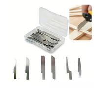 Magicbox Set di 18 mini sega per hobby, sega a denti fini con manico in TPR autobloccante e custodia per modellismo, artigianato in legno, strumenti fai da te, set di seghe a rasoio per modellismo