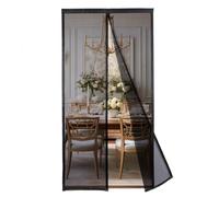 MAGICDOOR Zanzariera Magnetica Finestra 65x200cm, Fibra di Poliestere Colore Puro Tenda Zanzariera con Forte Magnete Traspirante Zanzariere Magnetiche per Camera Letto Soggiorno Porta ingresso-Nero