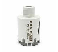 MagicDSK FSV5070 Punta per trapano diamantata, foretto, Diametro 50 mm, attacco M14 -Carotaggio Cemento Armato, Pietra e Laterizi - Uso Secco/Acqua