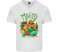 Magiche Muffe Droga LSD ACIDO Viaggio Maglietta Cotone A V Uomo