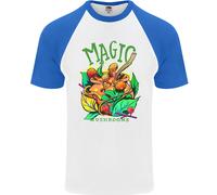 Magiche Muffe Droga LSD ACIDO Viaggio Maglietta S/S Baseball Uomo