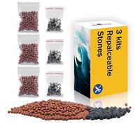 Magichome 6 Confezioni Sfere Minerali di Ioni Negativi di Ricambio per Filtrazione di Acqua Dura, Perfette per Soffione Doccia in Pietra, Pietra Bioattiva di Ricambio (3 Set)