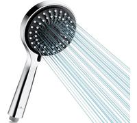 Magichome Soffione doccia a risparmio idrico 5 tipi di getto, soffione doccia ad alta pressione, doccetta a risparmio acqua, soffione doccia grande