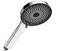 Magichome Soffione doccia ad alta pressione con pannello largo 120 mm, grande soffione universale per bagno potente per bassa pressione dell'acqua