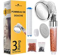 Magichome Soffione Doccia Anticalcare ad Alta Pressione con Filtro Ionico