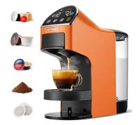 Magician2 Macchina da Caffè a Cialde 5 in 1 per Nespresso,Macinato,Mio,ESE