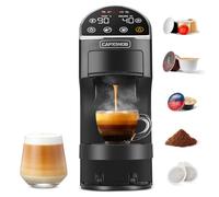 Magician2 Macchina da Caffè Multicapsula 5 in 1 per Nespresso, Dolce Gusto, Lavazza A Modo Mio, Cialde ESE 44 e Macinato, Touch LED, Auto-Adattivo, 20 Bar, 1,2L, Macchina Espresso per Casa e Ufficio