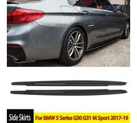 MagicKit 2PCS Paraurti Lip Splitter Minigonne laterali per BMW Serie 5 G30/G31 2017-2019 M Sport Gloss Nero