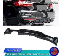 Magickit Diffusore Posteriore per BMW Serie 4 32/F33/F36 2014-2020 Splitter Posteriore Labbro Paraurti Posteriore Diffusore Labbro Paraurti Proteggi Bodykit as shown
