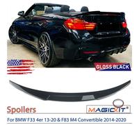 MAGICKIT Nero Lucido per BMW Serie 4 F33 M4 F83 Convertible 2014-2020 Spoiler Baule Posteriore M4 Stile Spoiler Posteriore Accessori AUTO