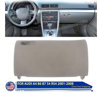 MAGICKIT Per Audi A4 S4 B6 B7 2001-2008 Colore Grigio Scatola di Immagazzinaggio Copertura Guanti Coperchio Porta Accessori AUTO Sostituzione Diretta