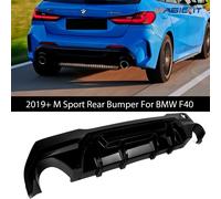 Magickit per BMW Serie 1 F40 116d 118i 2019+ M Sport Paraurti posteriore Diffusore Labbro Kit corpo protezione paraurti competitivo Nero single side