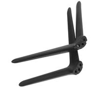 MAGICLULU 1 Paio Base Televisiva Supporti Per Monitor Da Scrivania Stands Televisivi Porta Tv Per Camera Da Letto Parti Di Montaggio Tv Viti Per Il Montaggio Del Monitor Nero Plastica