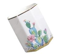 MAGICLULU 1 Pc Contenitore Per Cactus Arredamento Del Tavolo Home Decor Contenitore Per Cosmetici Porta Pennelli Decorativo Portapenne Ceramica Piccolo e Scatola Di Immagazzinaggio