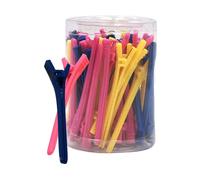 MAGICLULU 1 scatola Clip Plastica per Capelli da Parrucchiere Fermagli Sezionatori Resistenti e Leggeri per Uso Professionale e Domestico Adatti Tutti i Tipi di Capelli Clip Becco Cicogna