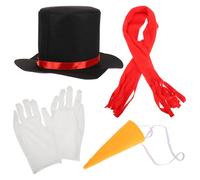MAGICLULU 1 Set Set di Vestiti da Pupazzo di Neve Illumina Il Pupazzo di Neve nevicare Costume Inter Sciarpa gicos Kit di Decorazioni per Pupazzi di Neve per Adulti Accessori Pupazzo di Neve