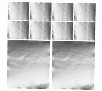 MAGICLULU 10 fogli Kit Riparazione Alluminio Pentole Patch Adesive Resistenti Fiamma Aperta per Pentole e Padelle in Acciaio Inox Fondo Danneggiato con Adesivo Duraturo e Spessore