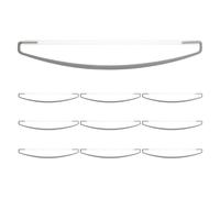 MAGICLULU 10 Pezzi Asta per Bandiera Portatile in Plastica Compatta Impugnatura Ergonomica per Attività Sportive e Manifestazioni All'aperto