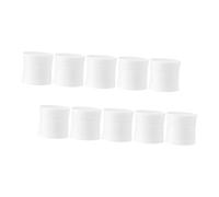 MAGICLULU 10 Pezzi Barattolo Di Crema Per La Vita Vasetti Per Campioni Di Crema Per Gli Occhi Andare Contenitori Con Coperchi Magazzinaggio Pp Porta Campioni Riempimento Bianca Viaggiare