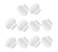 MAGICLULU 10 Pezzi Cappello da Cuoco Miniatura in Schiuma Velluto per Bambole Bianco, Design Carino per Giochi di Ruolo e Feste di Cucina in Miniatura