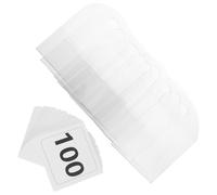 MAGICLULU 10 Pezzi Etichette Numerate per Appendiabiti in Carta 200g Resistente allo Sbiadimento Targhette per Organizzare Vestiti e Aste Compatte e Leggere per Uso in Negozi e Vendite in