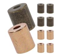 MAGICLULU 10 Pezzi Fermacorda in Metallo per Cordini e Stringhe, Decorativo | Facile da Installare, per Borse e Quaderni, Accessorio per Fai, Finitura Robusta