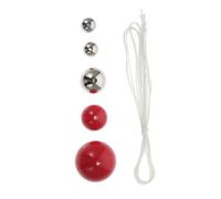 MAGICLULU 10 pezzi Palline Pendolo Semplice per Esperimenti di Scuola Superiore Attrezzatura Didattica in Plastica e Metallo Strumento Educativo per Studio Principi Fisici e Meccanici
