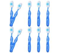 MAGICLULU 10 pezzi Spazzolini da Denti con Manico Corto e Flessibile Spazzolino Sicurezza per Prigioni e Strutture Speciali Design Compatto e Comfort Ergonomico