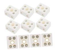 MAGICLULU 10 pezzi Terminali in Ceramica Resistenti Alte Temperature per Elettrici Blocchi Terminali per Connessioni ad per Elettrici e Trattamenti Termici