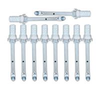 MAGICLULU 10 pezzi ugello spruzzatore acqua di raffreddamento freni pneumatici camion per mozzo ruota - ugello rondella in metallo punte spruzzatore per accessori per camion commerciali manutenzione