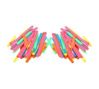 MAGICLULU 100 Bastoncini Geometrici in Plastica Robusta, Strumento Didattico per Matematica e Geometria, Modelli Poligonali 5 Lunghezze Diverse per Scuola, Casa e Asilo, Giochi