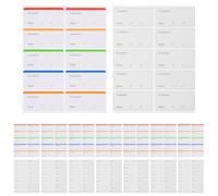 MAGICLULU 100 fogli Etichette Adesive Rimovibili per Frigorifero e Freezer Resistenti al Freddo per Barattoli e Sacchetti Alimenti Facili da Applicare e Rimuovere senza Residui per Gestione