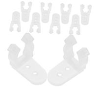 MAGICLULU 100 Pezzi Clip Fissaggio per Strisce LED Flessibile per Luci Neon e Lampade da Esterno Facile Installazione e Sicurezza Duratura