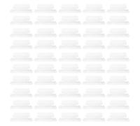 MAGICLULU 100 Pezzi Etichette per Cartelle di File Trasparenti in Pvc, Schede Indice per Cartelle Sospese, Accessori per Ufficio per Studenti, Hotel e Archivi, Facili da Usare e Resistenti